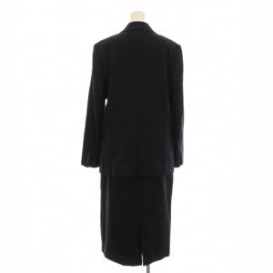 BOSCH ウールストレッチセットアップスカート スーツ 上下 テーラードジャケット タイトスカート ひざ丈 40