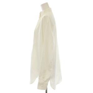 GIVENCHY シャツ ブラウス バンドカラー 長袖 ピンタック 36 白 ホワイト /YT