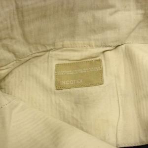 INCOTEX チノパン チノパンツ ストレート ボタンフライ 32 紺 ネイビー 001X0 /KU