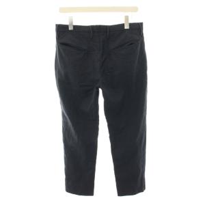 INCOTEX ウールパンツ スラックス ボタンフライ 総柄 48 紺 ネイビー 1AA200 /YT