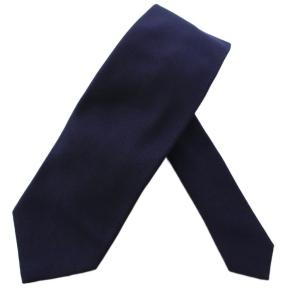 ソリッド ネクタイ シルク イタリア製 ネイビー /BM