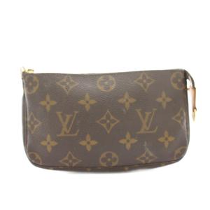 LOUIS VUITTON モノグラム ポシェット・アクセソワール ポーチ ブラウン M51980