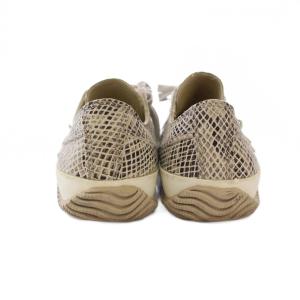 SPINGLE MOVE スニーカー シューズ パイソン柄 レザー SS グレー /BM