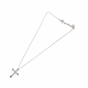 SWAROVSKI ネックレス ペンダント クロス シルバーカラー /KH