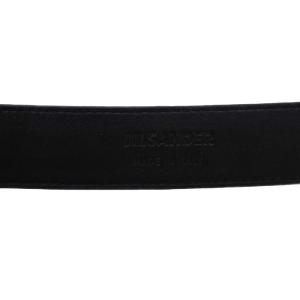 JIL SANDER ベルト メタルリング ベルト レザー 34/85 ブラック