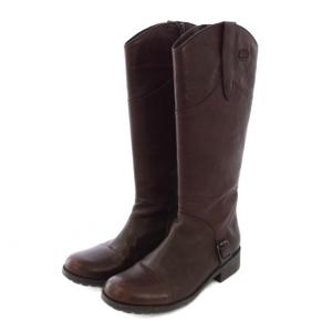 ロングブーツ レザー 38 ブラウン 46510-002 /TK