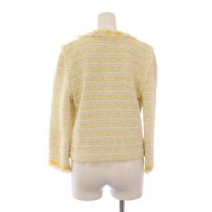 FOXEY ノースカラージャケット ツイード 38 29465