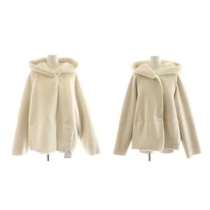 フェイクムートンコート リバーシブル 38 ホワイト SF-119606