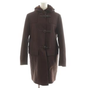 コート 裏地ファー 40 ブラウン
