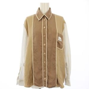 シャツ シルク UK6 ベージュ 4566940