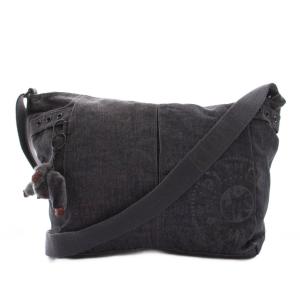 ショルダーバッグ 斜め掛け ゴリラマスコット付き グレー 黒 K19864-842 /YM