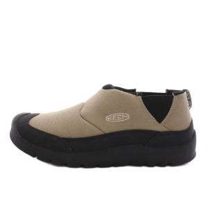 KEEN HOODCAMP FR フッドキャンプ エフアール スニーカー スリッポン シューズ US8 グレージュ