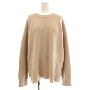 ニット セーター 長袖 クルーネック カシミヤ ピンク 20080500406010 /KU