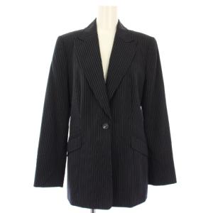 テーラードジャケット ストライプ柄 40 紺 FJ548-207 /TK