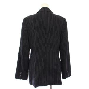 Burberry's BLUE LABEL テーラードジャケット ストライプ柄 40 紺 FJ548-207 /TK