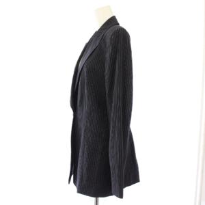Burberry's BLUE LABEL テーラードジャケット ストライプ柄 40 紺 FJ548-207 /TK