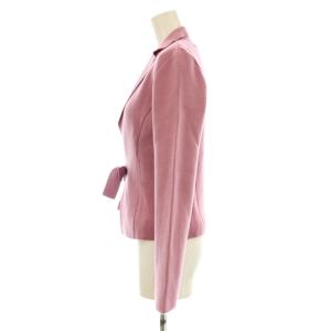 Harrods アンサンブルニット テーラードジャケット リボン セーター 半袖 ウール 1 ピンク 12520101