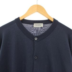 JOHN SMEDLEY Merino Wool Crew Neck Knit Cardigan カーディガン ニット 長袖 ウール100％