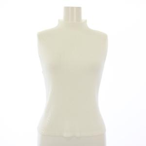 イッセイミヤケ カットソー ノースリーブ ハイネック 3 白 ホワイト PP93FK292 /TK