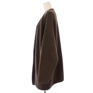 MICA&DEAL ラクーンロングカーディガン 長袖 ニット 厚手 F ブラウン 0121408245 /BM