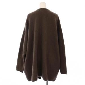 MICA&DEAL ラクーンロングカーディガン 長袖 ニット 厚手 F ブラウン 0121408245 /BM