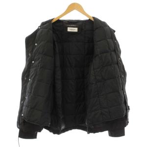 green label relaxing BIWATEX TAION モッズコート & インナーダウン セット ブルゾン ジップアップ L 黒 ブラック