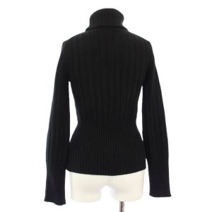 TORY BURCH ニット セーター カシミヤ ハイネック 長袖 XS 黒 10013759 /TK
