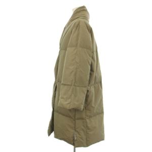 Max Mara 中綿コート ロング ショールカラー 38 カーキ /KU