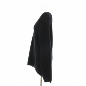 MUSE de Deuxieme Classe MALU アゼ Vニット セーター 長袖 紺 ネイビー 18080500401010 /KU