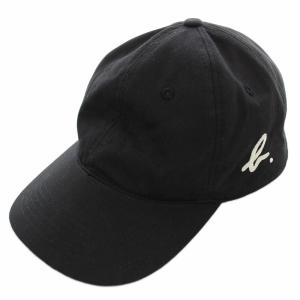 キャップ ロゴ刺繍 ベースボールキャップ 野球帽 TU 黒 ブラック /G