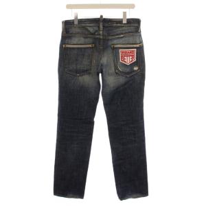 DSQUARED2 デニムパンツ ジーンズ USED加工 ワッペン 48 青 ブルー /YM