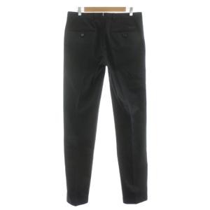 PRADA スラックス パンツ ジップフライ 46 黒 ブラック SPE15R112G73 /KU