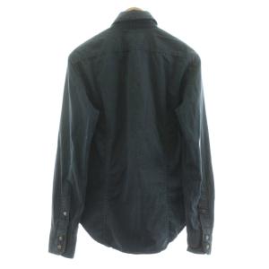 DSQUARED2 カジュアルシャツ 長袖 48 黒 ブラック 71C071 95720 /KU