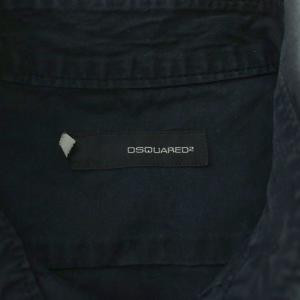 DSQUARED2 カジュアルシャツ 長袖 48 黒 ブラック 71C071 95720 /KU