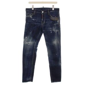 TIDY BIKER JEAN デニムパンツ ダメージ加工 48 ブルー S71LB0781