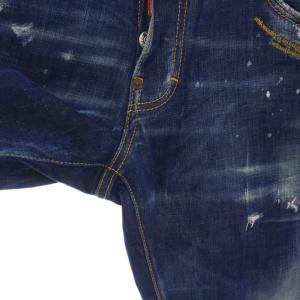 DSQUARED2 TIDY BIKER JEAN デニムパンツ ダメージ加工 48 ブルー S71LB0781