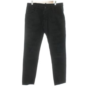 SKATER JEAN デニムパンツ ジーンズ ボタンフライ ダメージ加工 48 黒 ブラック S74LB0861