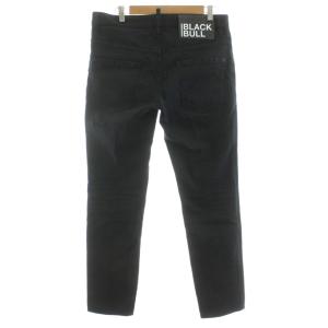 DSQUARED2 SKATER JEAN デニムパンツ ジーンズ ボタンフライ ダメージ加工 48 黒 ブラック S74LB0861