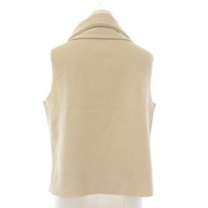 Senso unico エリーシャ &.EYCIA' ニット カットソー ノースリーブ ドレープ ウール 40 ベージュ 30524515