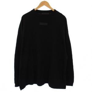 Tシャツ カットソー 長袖 M 黒 /KH