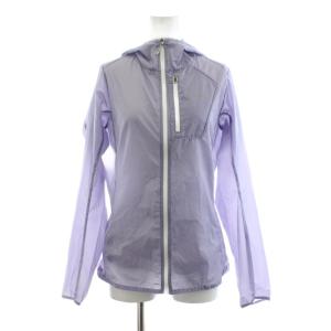 フーディニジャケット パーカー ジップアップ ナイロン 薄手 XS 紫 パープル 24146SP17 /KU