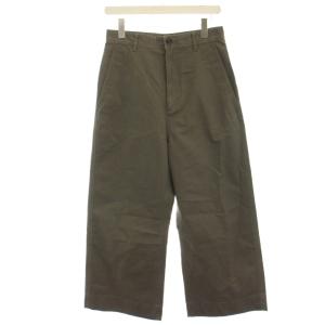 23AW WASHED CHINO COTTON ワイドパンツ 2 カーキ 595-4140501 /HN