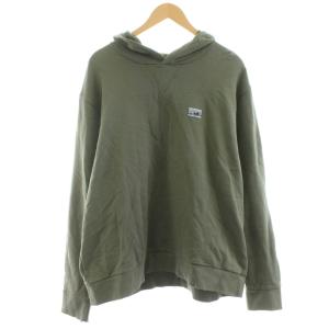 デイリーフーディ スウェットシャツ パーカー 長袖 ロゴ L カーキ 22770 /KU