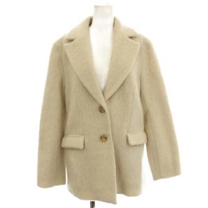 22AW シャギーオーバージャケット モヘヤ混 テーラードジャケット F ベージュ SWFJ224227