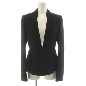 ノーカラージャケット 88-96-165 黒 ブラック /AN53