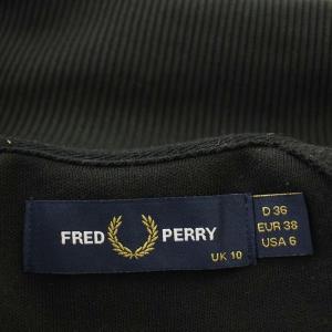 FRED PERRY トラックジャケット ジャージ ジップアップ ブルゾン 36 黒 ブラック J7113 /G