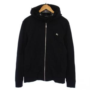 ジップアップパーカー スウェット 長袖 ラビットファー 3 黒 BMV72-117-09 /KH