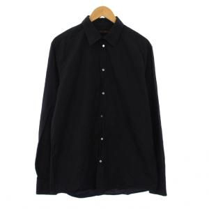 コットンシャツ LVロゴ XL 黒 MTSH07CVQ