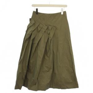 AD2000 フレアスカート ロング M カーキ TS-04016M /BM