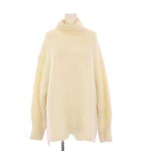 NAVY 23AW タートルネックニット セーター 長袖 F 白 GGZ1032405A0006 /KH